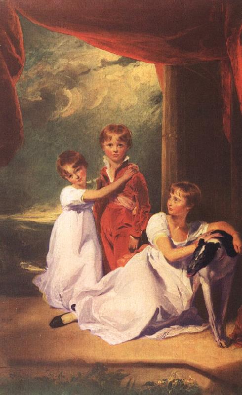  Sir Thomas Lawrence The Fluyder Children Germany oil painting art